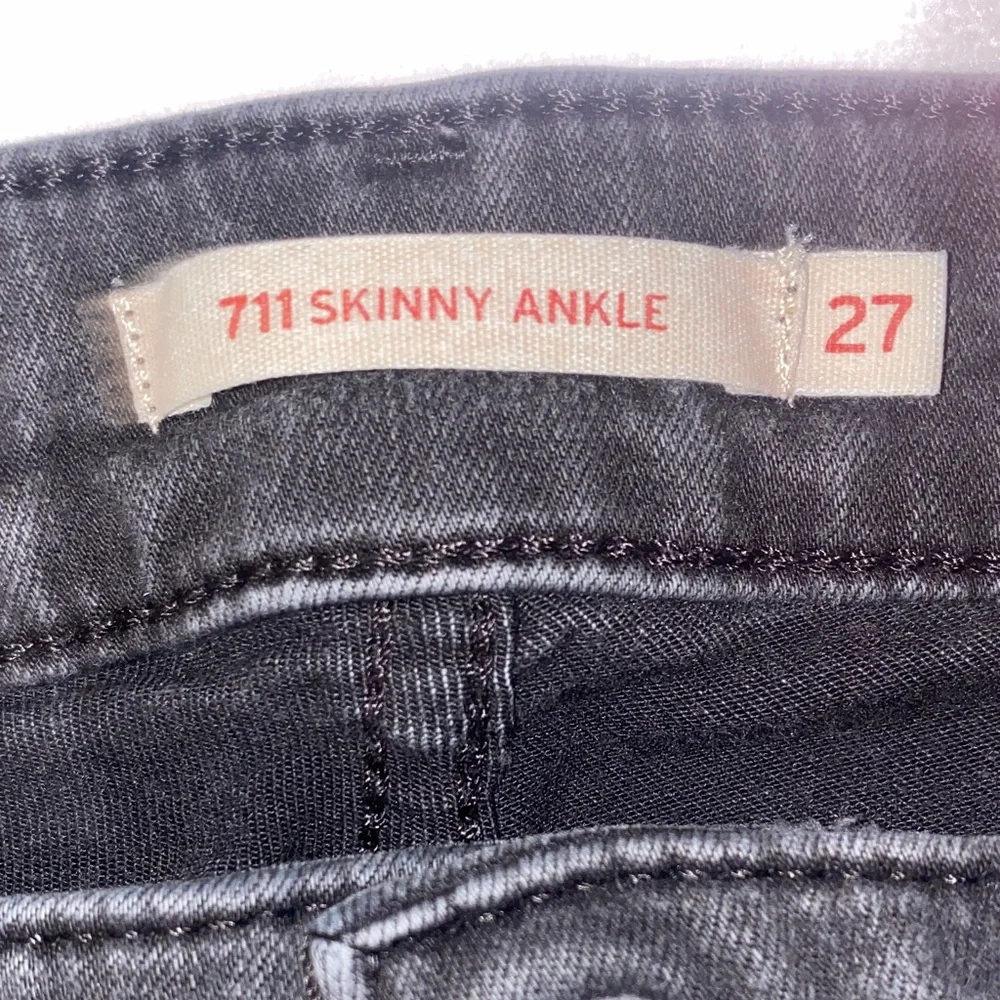 Levi's Women's Charcoal Skinny Ankle Jeans - Picture 5 of 5